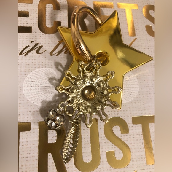 DIOR Authentic Golden Star to Bag Charm / Key Chain (New!) - Picture 2 of 6